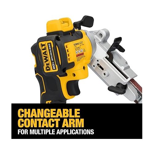  DEWALT 20V MAX XR Cordless Bandfile Power Tool Belt Sander, Bare Tool Only (DCM200B)