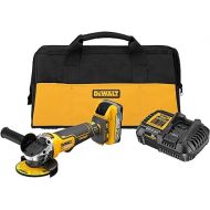 DEWALT 20V MAX Angle Grinder Tool, Cordless, 4-1/2 inch, POWERSTACK Battery and Charger Included (DCG413H1)