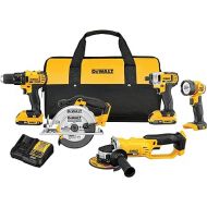 DEWALT 20V MAX Combo Kit, Compact 5-Tool (DCK521D2)