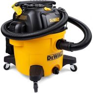 DEWALT 9 Gallon Poly Wet/Dry Vac DXV09PZ, Shop Vacuum for Workshop/Jobsite Yellow