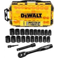 DEWALT Impact Socket Set, 23-Piece, 1/2