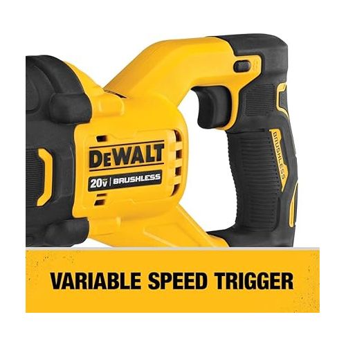  DEWALT 20V MAX XR Reciprocating Saw with Power Detect, Tool Only (DCS368B)