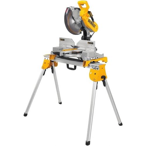  DEWALT Miter Saw Stand, Heavy Duty with Miter Saw Mounting Brakets, Tool Only (DWX725B)