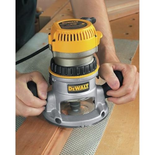  DEWALT Router, Fixed Base, 1-3/4-HP (DW616), Yellow