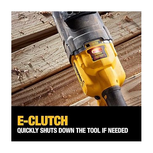  DEWALT 20V MAX XR Brushless Cordless 7/16 in. Compact Stud and Joist Drill with POWER DETECT, Bare Tool Only (DCD443B)