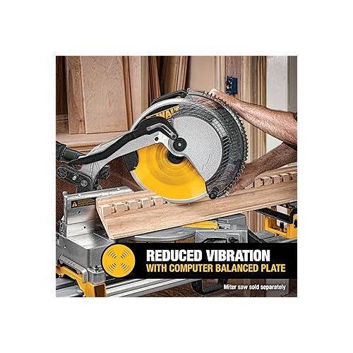  DEWALT 12-Inch Miter Saw Blade, Crosscutting, Tungsten Carbide, 80-Tooth, 2-Pack (DW3128P5)