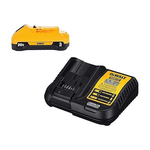  DEWALT 20V MAX XR Brushless Cut Off/Grinder Tool with 3Ah Battery & Charger Kit (DCG413B & DCB230C)