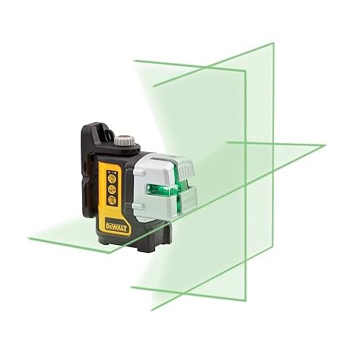  DEWALT Laser Level, Multi-Line, Green, 30-Foot Range (One Size)