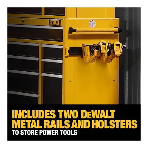  DEWALT Rolling Tool Chest with 8 Drawers, 52 Inch, 100lb Drawer Capacity, DEWALT Workshop Storage System Compatible (DWST52082)