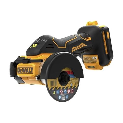  DEWALT 20V MAX Cordless Angle Grinder Kit, 3-in. (DCS438E1)