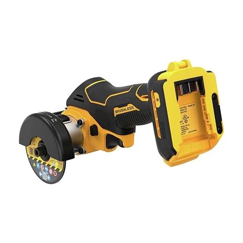  DEWALT 20V MAX Cordless Angle Grinder Kit, 3-in. (DCS438E1)