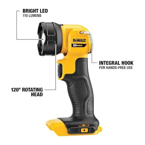  DEWALT 20V MAX Power Tool Combo Kit, 4-Tool Cordless Power Tool Set with 2 Batteries and Charger (DCK444C2)