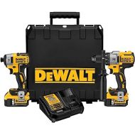 DEWALT 20V MAX Hammer Drill and Impact Driver, Cordless Power Tool Combo Kit with 2 Batteries and Charger (DCK299P2)