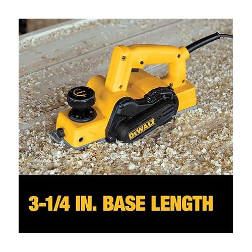  DEWALT Hand Planer, 5.5-Amp, 3-1/4-Inch (D26676)