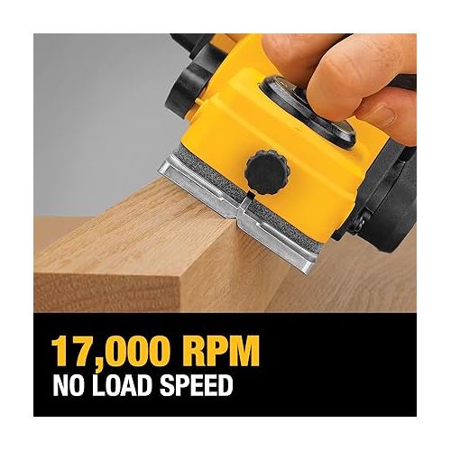  DEWALT Hand Planer, 5.5-Amp, 3-1/4-Inch (D26676)