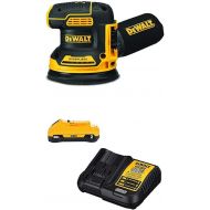 DEWALT 20V MAX Orbital Sander, Tool Only with 20V MAX Battery Pack with Charger, 3-Ah (DCW210B & DCB230C)