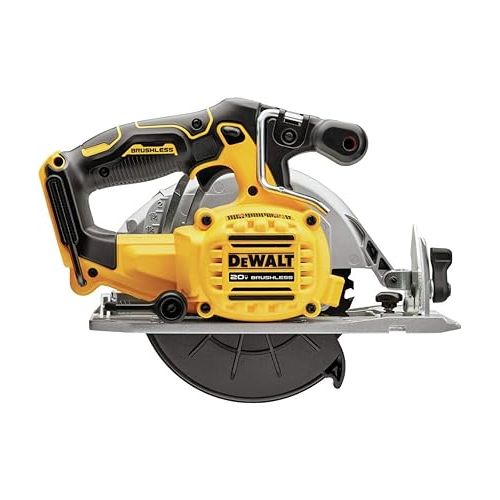  DEWALT 20V MAX* Brushless Cordless Circular Saw and Drill Combo Kit with DEWALT POWERSTACK™ Compact Batteries (DCK239E2)