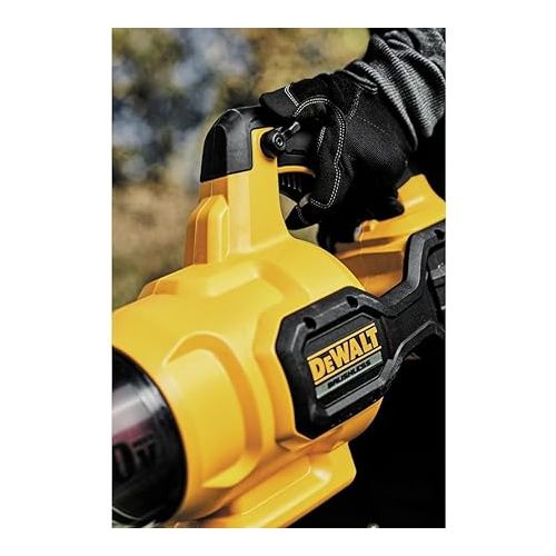  DEWALT 60V MAX* FLEXVOLT Leaf Blower, Cordless, Handheld, 125-MPH, 600-CFM, Tool Only (DCBL772B)