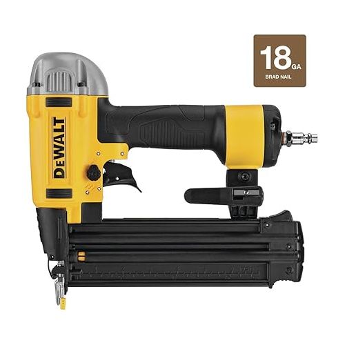  DEWALT 20V MAX* Cordless Brad Nailer, 18GA, Precision Point (DWFP12233)