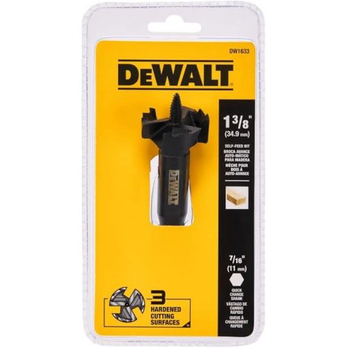  DEWALT Drill Bit, Self Feed, 1-3/8 Inch (DW1633)