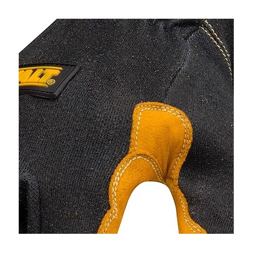  DEWALT Premium TIG Welding Gloves, Adjustable, Gauntlet-Style Cuff, Large