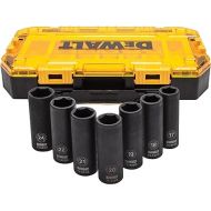 DEWALT DWMT74737 Tough Box 7PC mm 1/2 Deep Drive Impact Socket Set