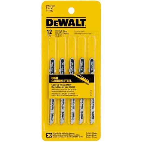  Dewalt 3 in. 12 Tpi T-Shank Trim Coping Jig Saw Blade