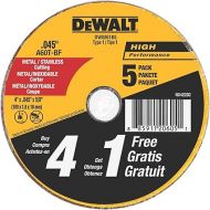 DEWALT Cutting Wheel, All Purpose, 4-Inch (DW8061B5), 4 Inch by 0.045-Inch