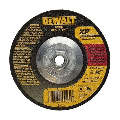  Dewalt 6 in. X 1/8 in. X 5/8 in. to 11 Xp Grinding Wheel