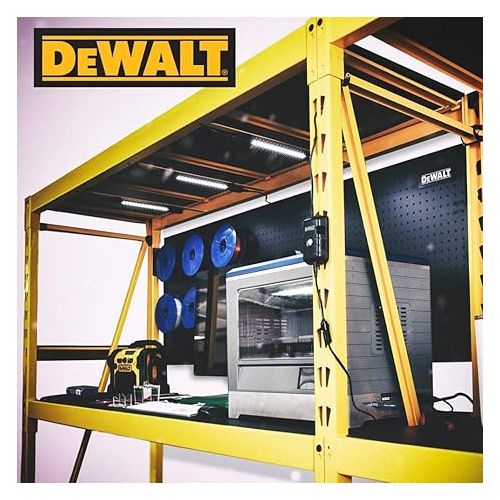  Dewalt Motion Activated LED Magnetic Shelving Light Kit for Work and Mechanics Shops (3 Lights, 500-Lumen Each)