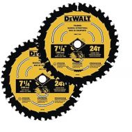 DEWALT Circular Saw Blade, 7 1/4 Inch, 24 Tooth, Wood Cutting (DWA1714242)