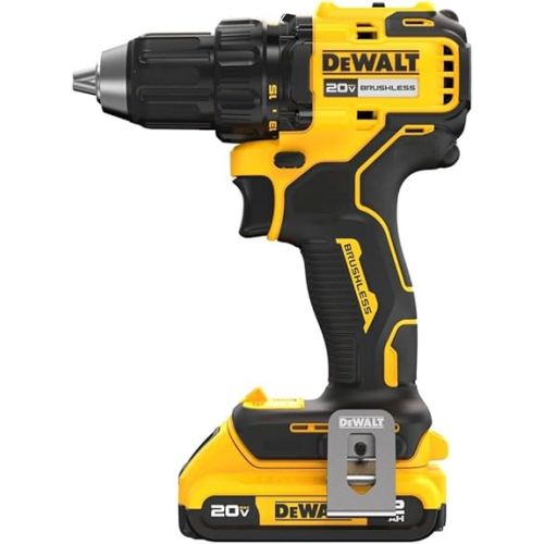  Dewalt DCD793D1 20V MAX Brushless 1/2 in. Cordless Compact Drill Driver Kit