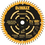 DEWALT DW7116PT DEWALT DW7116PT 60T Precision Trim Miter Saw Blade, 7-1/4