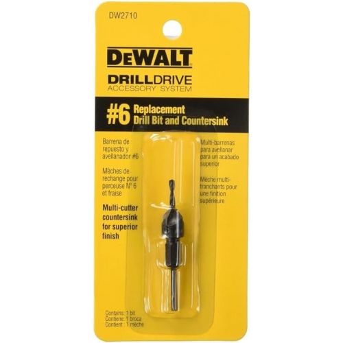  DeWalt DW2710#6 Replacement Drill Bit & Countersink
