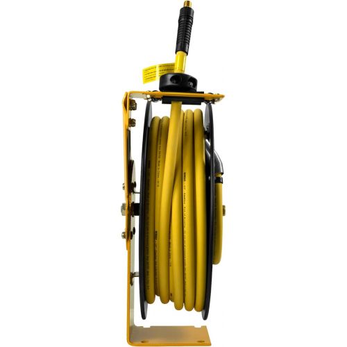  DeWalt DXCM024-0374 Single Arm Hose Reel with 3/8” x 50’ Rubber Hose