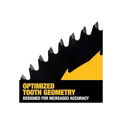  DEWALT Miter Saw Blade, 12 inch, 100 Tooth, Fine Finish, Ultra Sharp Carbide (DWA112100)