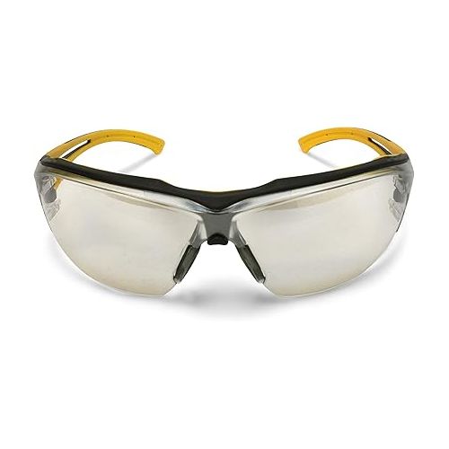  DEWALT Unisex-Adult Dpg108 Renovator® Premium Safety EyewearDPG108 Renovator™ Safety Eyewear - Black Frame - I/O Lens