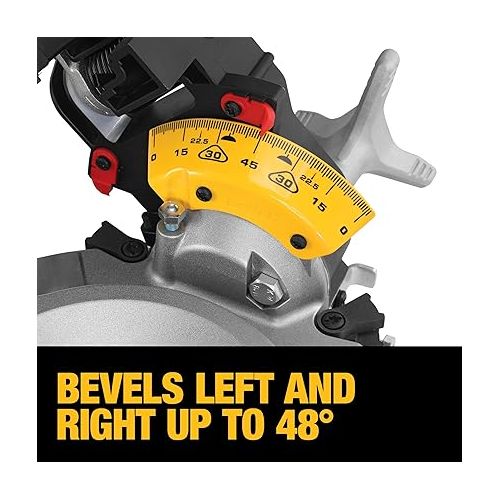  DEWALT Miter Saw, Double-Bevel, Compound, 12-Inch, 15-Amp (DWS716)