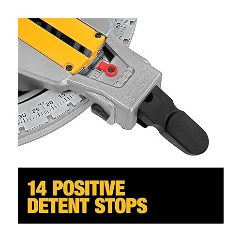  DEWALT Miter Saw, Double-Bevel, Compound, 12-Inch, 15-Amp (DWS716)