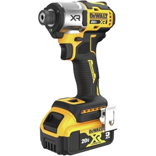  DEWALT 20V MAX Impact Driver, Cordless, 3-Speed, 2 Batteries and Charger Included (DCF845P2)