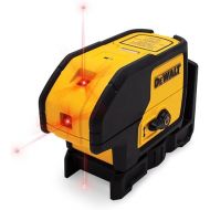 DEWALT Line Laser, Self-Leveling, 3-Beam, Red (DW083K), Yellow