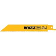 DEWALT Reciprocating Saw Blades, Straight Back, 6-Inch, 14 TPI, 5-Pack (DW4808)