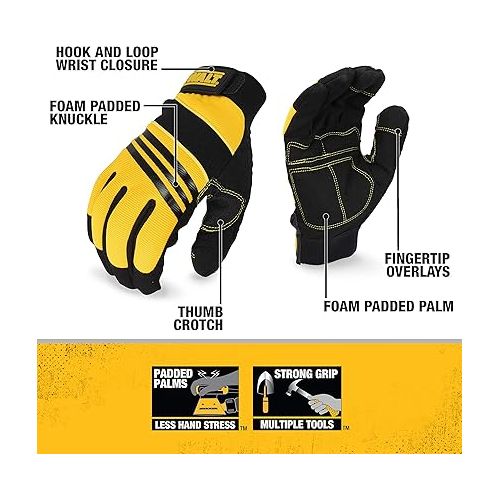  DEWALT DPG201 Synthetic Leather Performance Glove - M