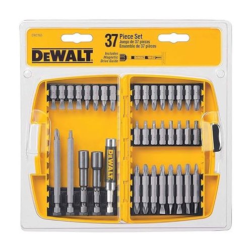  Dewalt DW2163 37-Piece Screwdriving Bit Set with Tough Case