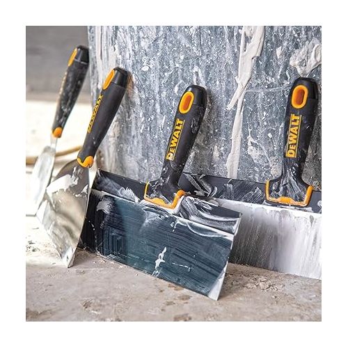  DEWALT Blue Steel Taping Knife & Mud Pan Set + FREE BONUS 6