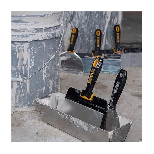  DEWALT Blue Steel Taping Knife & Mud Pan Set + FREE BONUS 6