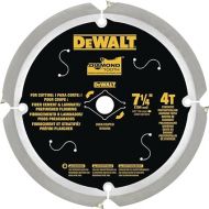 DEWALT Circular Saw Blade, 7 1/4 Inch, 4 Tooth, Cement Cutting (DWA3193PCD)
