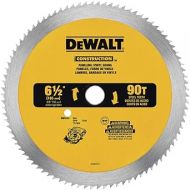 DEWALT Circular Saw Blade, 6 1/2 Inch, 90 Tooth, Vinyl Cutting (DW9153)