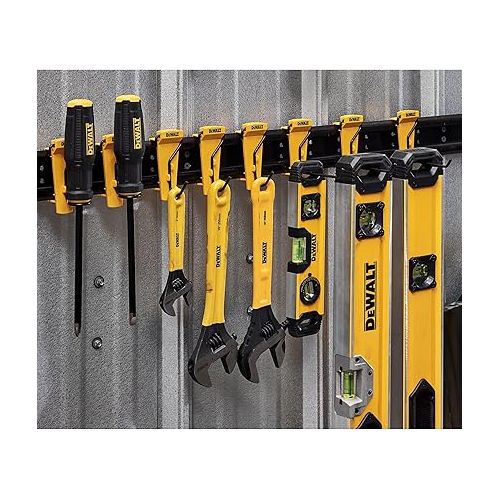  DEWALT Tool Organizer for Hand Tools, 8 Pieces, for Wrenches, Levels and Screwdrivers, DEWALT Workshop Storage System Compatible (DWST82816)