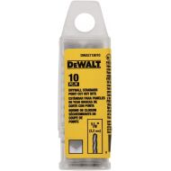 DEWALT DWAST18010 1/8IN DRYWALL STANDARD CUT OUT BIT 10 Pack